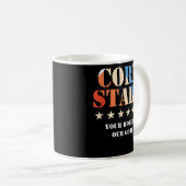 Corn Stars Funny Cornhole Team Zubehör Kaffeetasse (VorderseiteRechts)