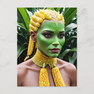 Corn Woman Postkarte