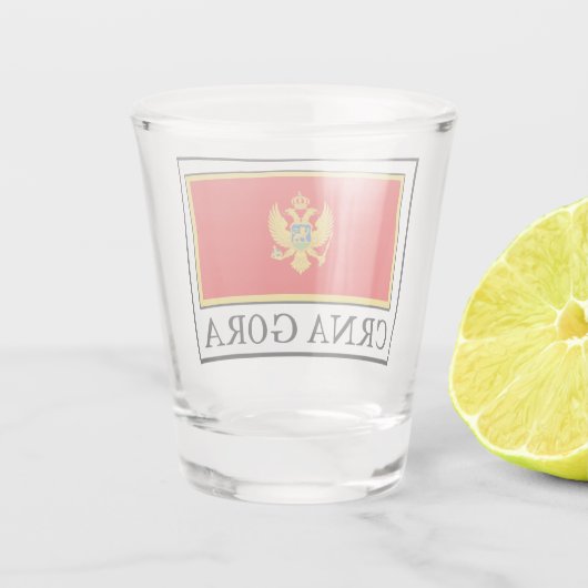 Corna Gora Schnapsglas (Rückseite)