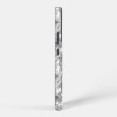 Cornblumen, Blume in Schwarz und Weiß Samsung Galaxy Hülle (Rechte Seite)