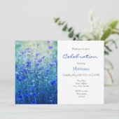 Cornblumen Einladung (Stehend Vorderseite)