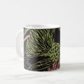 Cornblumen farbiges Muster, Blume, Grün, d Kaffeetasse (Vorderseite Links)