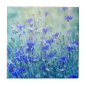 Cornblumen Fliese (Vorderseite)