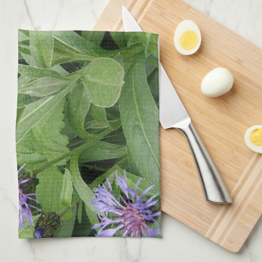 Cornblumen Küchentücher (Viertel Falte)