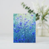 Cornblumen Postkarte (Stehend Vorderseite)