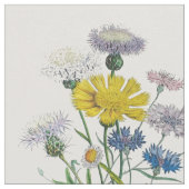 Cornblumen Stoff (Nahaufnahme)