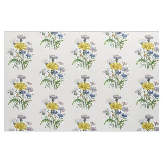 Cornblumen Stoff (Fat Quarter (45,7 x 55,9 cm))