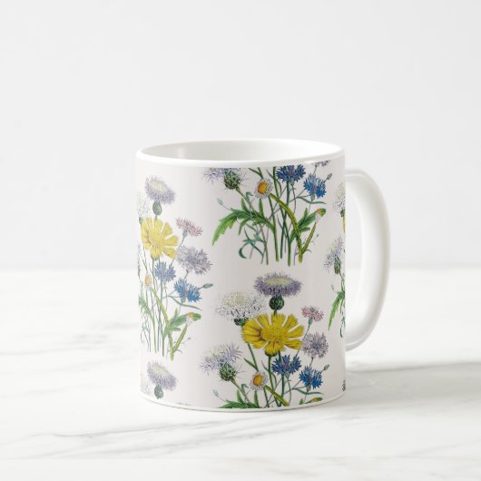 Cornblumen-Tasse Kaffeetasse (VorderseiteRechts)