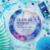 💍 Cornblumen und Lavender Elegance Pappteller (Party)