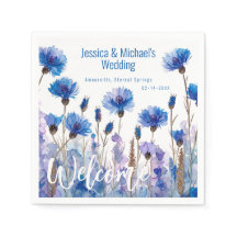 💍 Cornblumen und Lavender Elegance