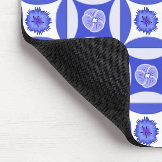 Cornblumen und Speedwells im Barntor Mousepad (Ecke)
