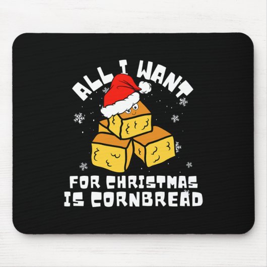 Cornbread Für Weihnachten Cornbread Lover Alles, w Mousepad (Vorne)