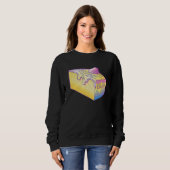 Cornbread Vaporwave Retrowave Aesthetic Sweatshirt (Vorne ganz)