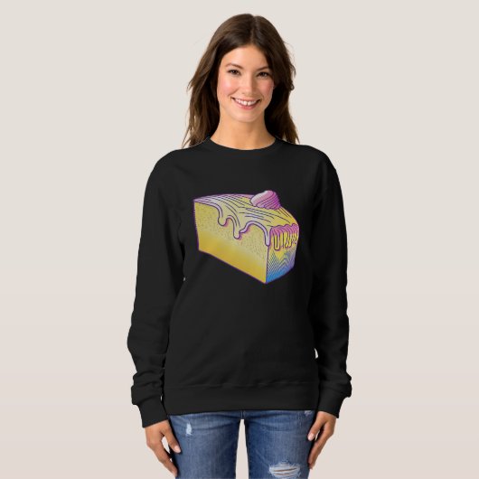 Cornbread Vaporwave Retrowave Aesthetic Sweatshirt (Vorne ganz)