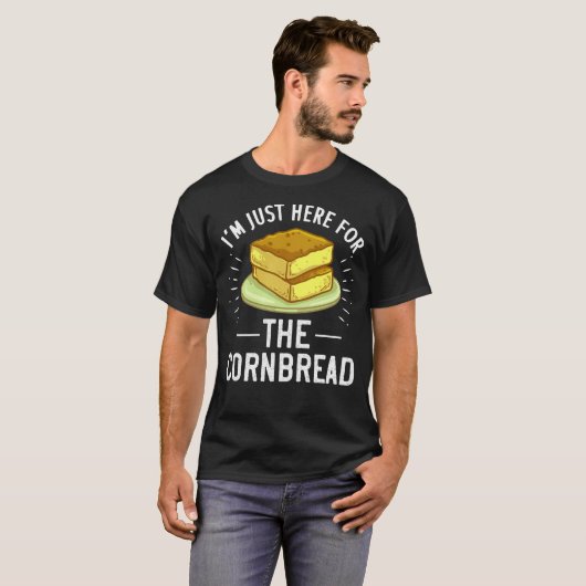 Cornbrot Geschenk Funny Gluten frei T-Shirt (Vorne ganz)
