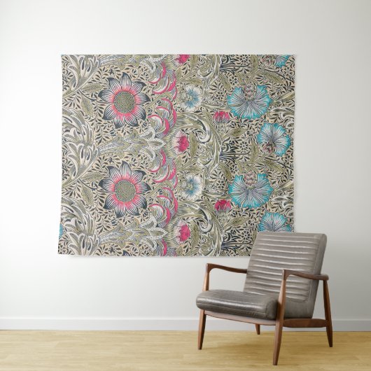 Corncockle, William Morris Wandteppich (Beispiel (Horizontal))