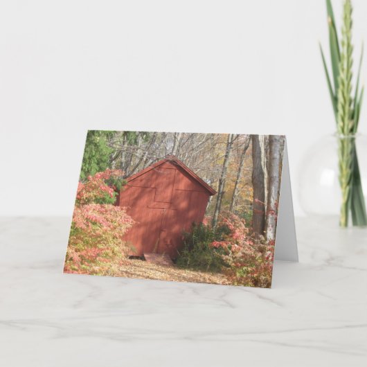 Corncrib Notecard Karte (Vorderseite)