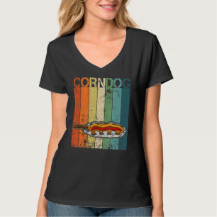 Corndog American Cuisine Takeaway Food Us Fast Foo T-Shirt