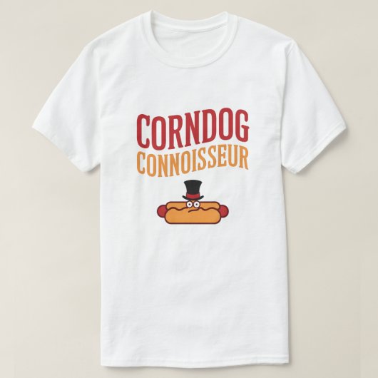 Corndog Connoisseur T-Shirt (Design vorne)