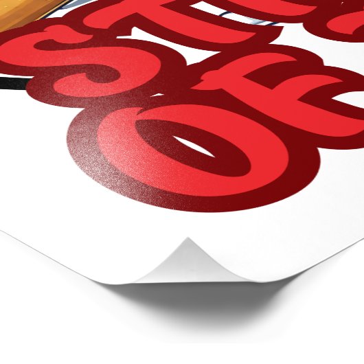 Corndog Stick of Joy Fotodruck (Ecke)