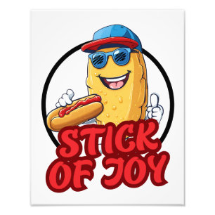 Corndog Stick of Joy Fotodruck