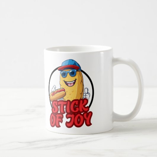 Corndog Stick of Joy Kaffeetasse (Rechts)