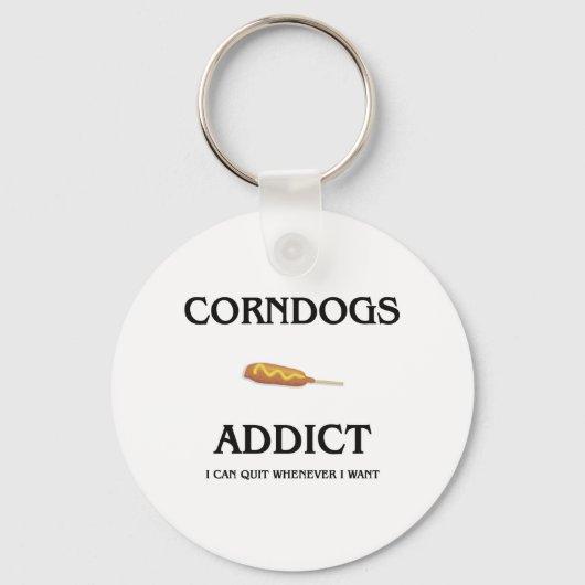 Corndogs Addict Schlüsselanhänger (Vorderseite)
