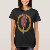 Corndogs Hotdog auf einem Stick Köstlicher Hotdog  T-Shirt (Vorderseite)