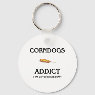 Corndogs Süchtiger Schlüsselanhänger