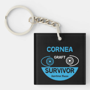Cornea Graft Corneal Transplantation Survivor Schl Schlüsselanhänger