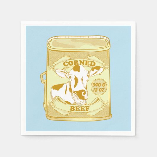 Corned Beef can Serviette (Vorderseite)