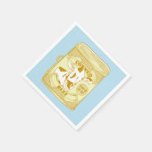 Corned Beef can Serviette (Ecke)