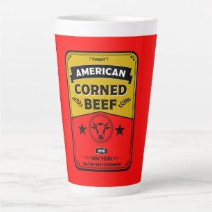 Corned Beef Küche Vintage Milchtasse