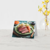 Corned Beef mit Kohl und Karotten Karte (Gelbe Blume)