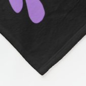 Cornelia-de-Lange-Syndrom-Bewusstsein Kolibri Fleecedecke (Ecke)