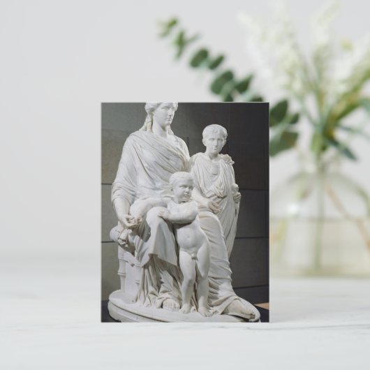 Cornelia, Mutter der beiden Brüder Gracchi Postkarte (Stehend Vorderseite)