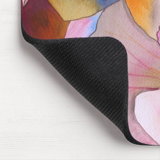 Cornelia pastellrosa Rose Mousepad (Ecke)