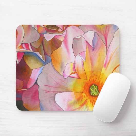 Cornelia pastellrosa Rose Mousepad (Mit Mouse)