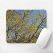 Cornelian Cherry Dogwood und Blue Sky Floral Mousepad (Mit Mouse)