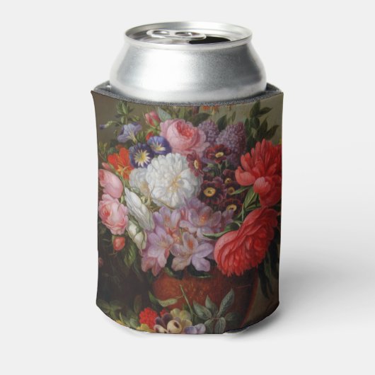 Cornelis Johannes van Hulsteijn Vase mit Blume Dosenkühler (Kanne Rückseite)