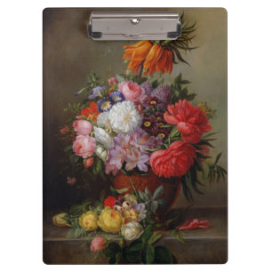 Cornelis Johannes van Hulsteijn Vase mit Blume Klemmbrett