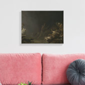 Cornelis Saftleven - A Hexen' Sabbat Leinwanddruck (Insitu (Wohnzimmer))