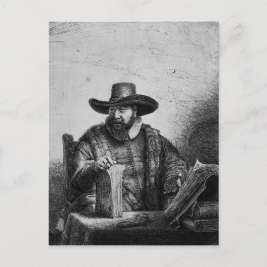 Cornelius Claesz Anslo 1640 Postkarte (Vorderseite)