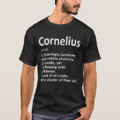Cornelius Definition Personalisiert Name Funny Bir T-Shirt (Vorderseite)