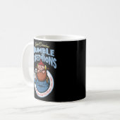 Cornelius der Expeditions Rentier der Yukon-Hummel Kaffeetasse (Vorderseite Links)
