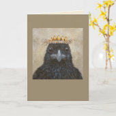 Cornelius die Crowcard Karte (Gelbe Blume)