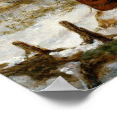 Cornelius Krieghoff Moose Hunters Poster (Ecke)