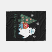 Cornelius Of The Yukon Abominable Snowman Christma Fleecedecke (Vorderseite (Horizontal))