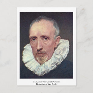 Cornelius Van Geest-Portrait von Anthony Van Dyck Postkarte