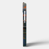 Cornell Rugged Rust Monogram Case-Mate iPhone Hülle (Rückseite / Links)